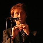 Maarten Peters tijdens het Kerstconcert van Rob de Nijs (Foto: B. de Nijs)